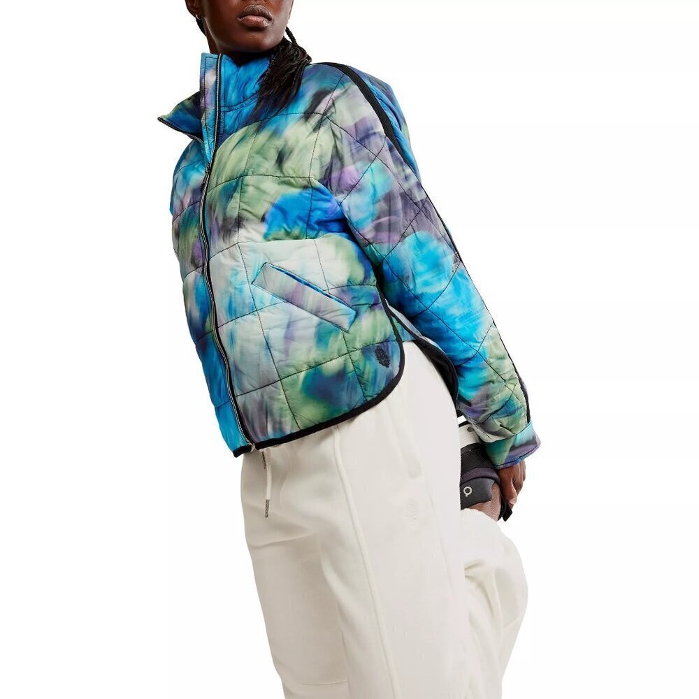 NWT FP Movement Pippa Printed Packable Jacket